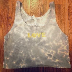 LOVE tie dye tank